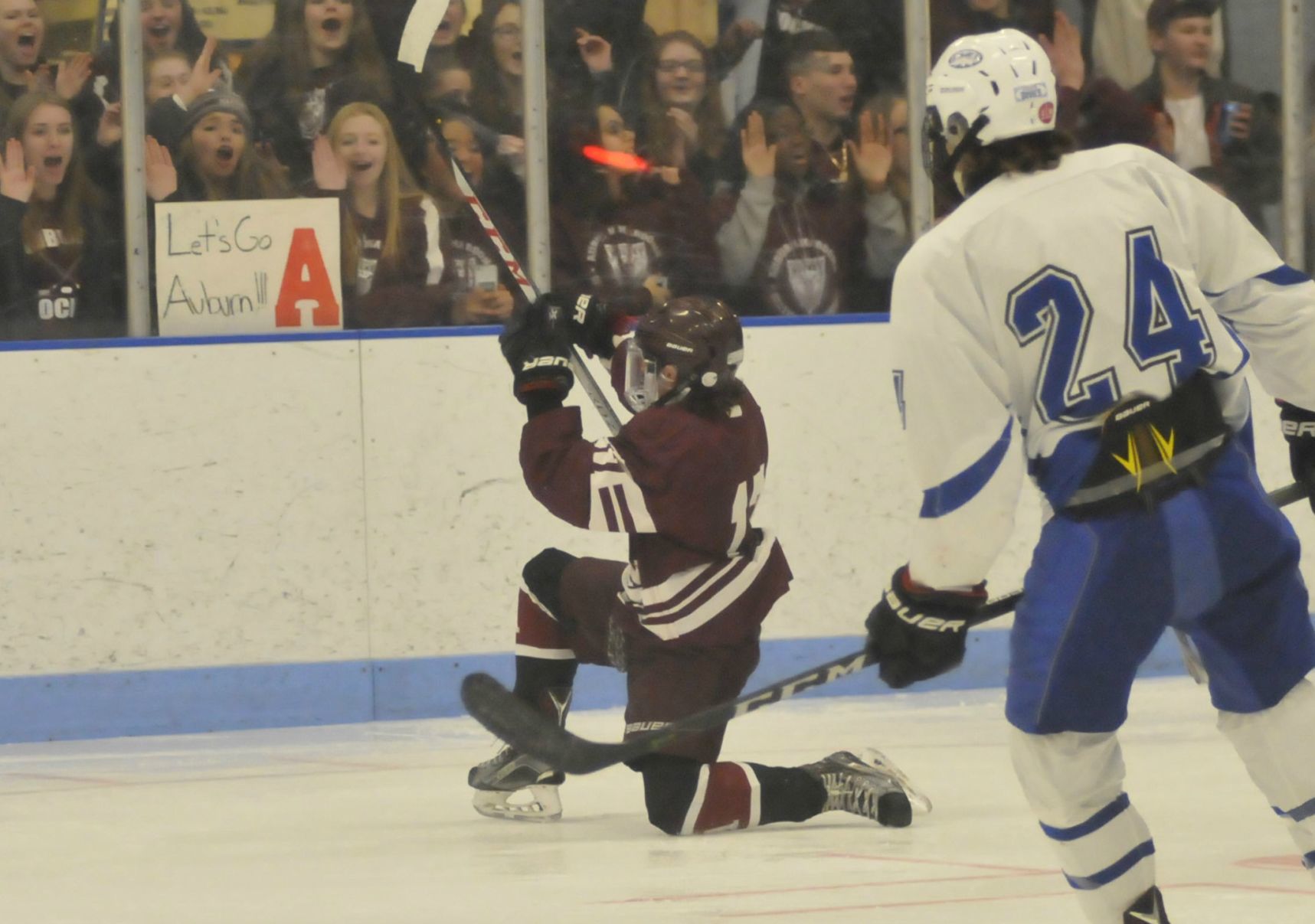 Auburn hockey vs. Ogdensburg Free Academy, NYSPHSAA regionals